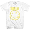 Miniatyrbild 1 av 4: Nirvana - Happy Face Boys T-Shirt Wht