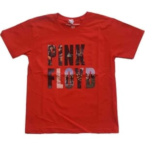 Pink Floyd - Echoes Album Montage Boys T-Shirt Red 13-14 Years