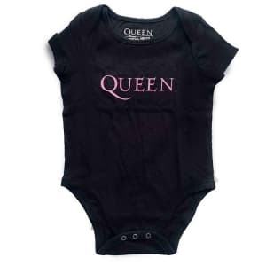Queen - Pink Logo Toddler Bl Babygrow