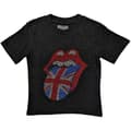 Miniatyrbillede 1 af 4: Rolling Stones - British Tongue Emb Boys T-Shirt Bl