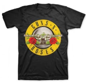 Guns N Roses - Guns N Roses Classic Logo Black T Shirt (L)