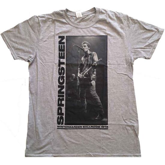 Bruce Springsteen - Wintergarden Photo Uni Grey M