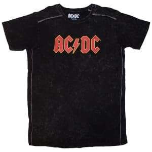 Ac/Dc - Logo Snow Wash Uni Bl