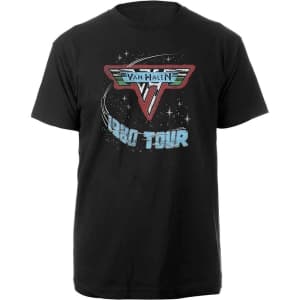 Van Halen - 1980 Tour Uni Bl XXL