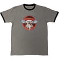 Pikkukuva 2 / 4: Van Halen - Circle Logo Ringer Uni Grey