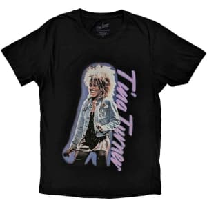 Tina Turner - Vertical Logo Uni Bl XL