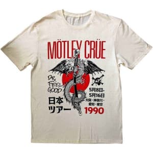 Motley Crue - Dr Feelgood Japanese Tour '90 Uni Natrl XL