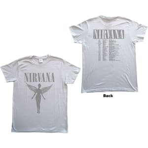 Nirvana - In Utero Tour Uni Wht S
