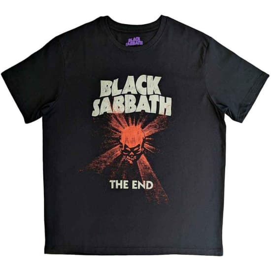 Black Sabbath - The End Skull Shine Uni Bl S