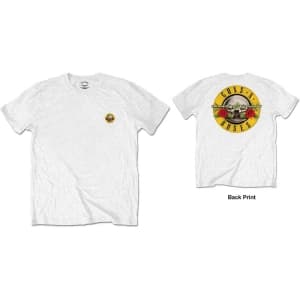 Guns N Roses - F&B Packaged Classic Logo Uni Wht S