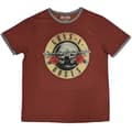 Miniatyrbild 1 av 4: Guns N Roses - Classic Logo Ringer Uni Red    S