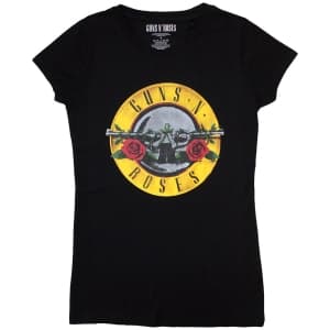 Guns N Roses - Classic Bullet Logo Skinny Lady Bl M