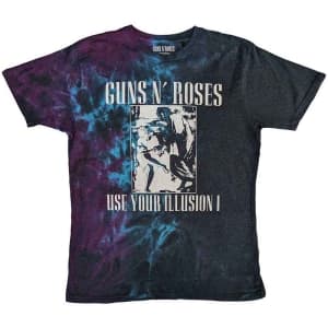 Guns N Roses - Uyi Monochrome Uni Blue Dip-Dye    S XL