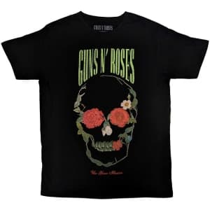 Guns N Roses - Rose Skull Uni Bl S