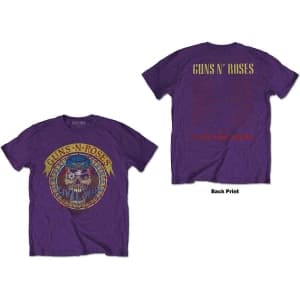 Guns N Roses - Skull Circle Uni Purp    L XL