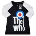 Miniatyrbilde 1 av 4: The Who - Elevated Target Lady Bl/Wht Raglan:1Xs