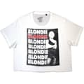 Pikkukuva 3 / 4: Blondie - Stacked Logo Lady Wht Crop Top: