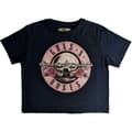 Miniatyrbilde 1 av 4: Guns N Roses - Classic Logo Lady Navy Crop Top: