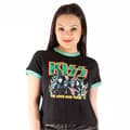 Miniatyrbilde 2 av 4: Kiss - St Paddy's Ringer Lady Bl Crop Top: