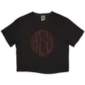 Miniatyrbild 2 av 4: Maneskin - Warped Logo Lady Char Crop Top: