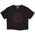 Miniatyrbild 1 av 4: Maneskin - Warped Logo Lady Char Crop Top: