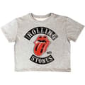 Miniatyrbillede 1 af 4: Rolling Stones - Tour 78 Lady Grey Crop Top: