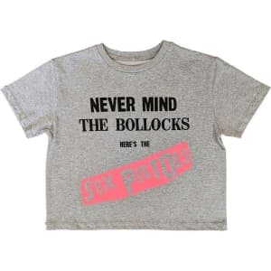 Sex Pistols - Nmtb Original Album Lady Grey Crop Top: XL