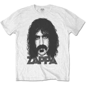 Frank Zappa - Big Face Uni Wht XL