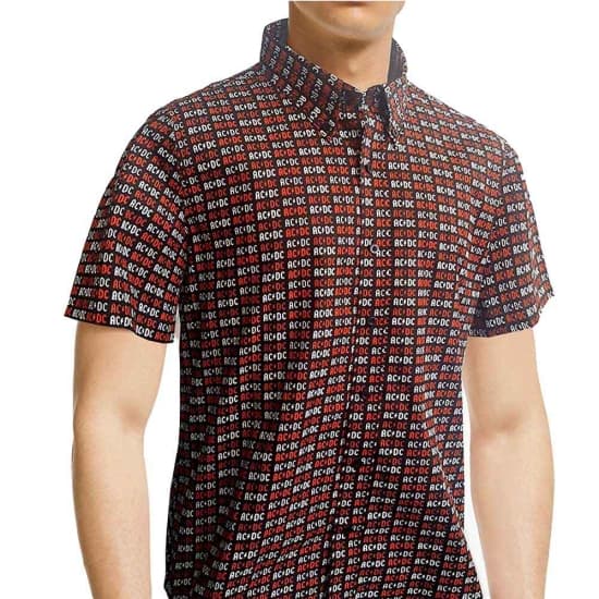 Ac/Dc - Logo Uni Bl Shirt