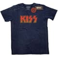 Miniatyrbild 1 av 4: Kiss - Classic Logo Snow Wash Uni Navy