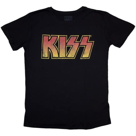 Kiss - Vtge Classic Logo Lady Bl