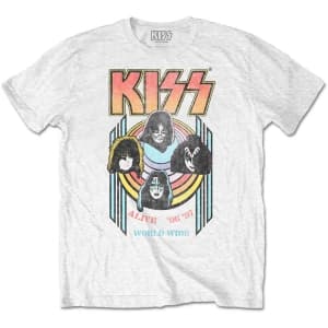 Kiss - World Wide Uni Wht L