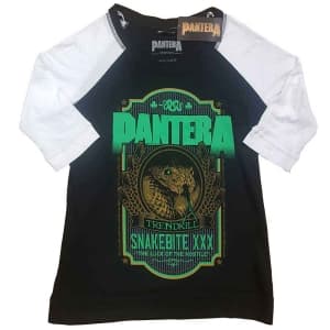 Pantera - Snakebite Xxx Label Lady Bl/Wht Raglan XXXL