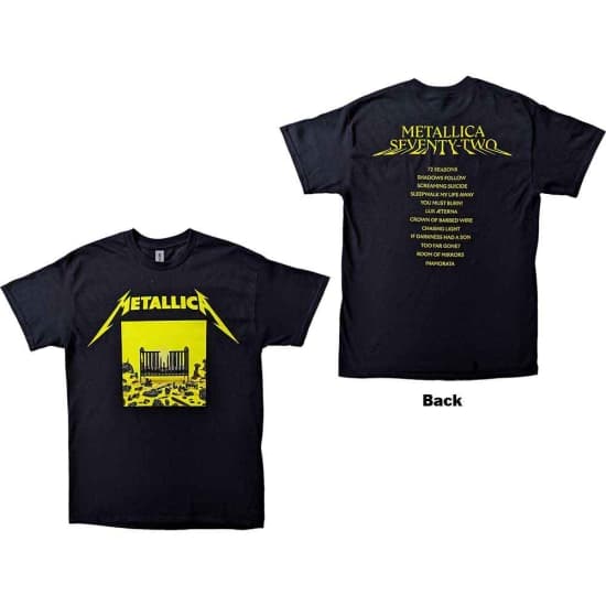 Metallica - T/S M72 Square Cover (M)