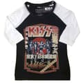 Miniatyrbild 2 av 2: Kiss - Destroyer Tour '78 Lady Bl/Wht Raglan