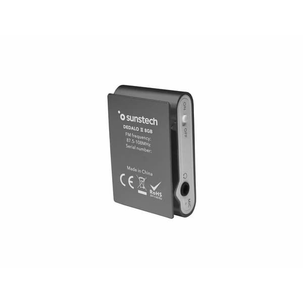 MP3-soitin Sunstech DEDALOIII8GBGY 1,1" 8 GB Harmaa
