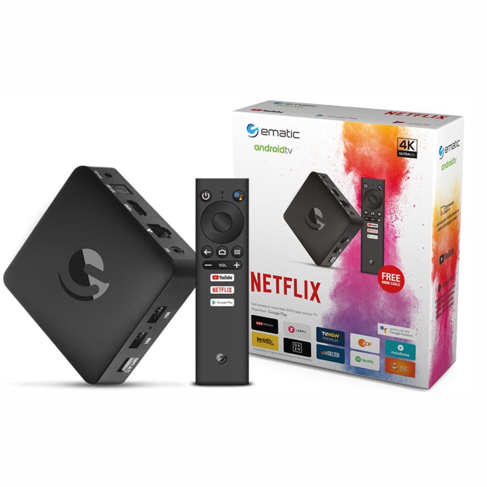 Strong Ematic Android 4K TV box Chrom