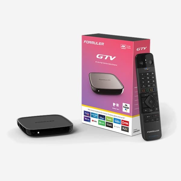 Formuler GTV Media Player IPTV Box Google-certificeret Android TV