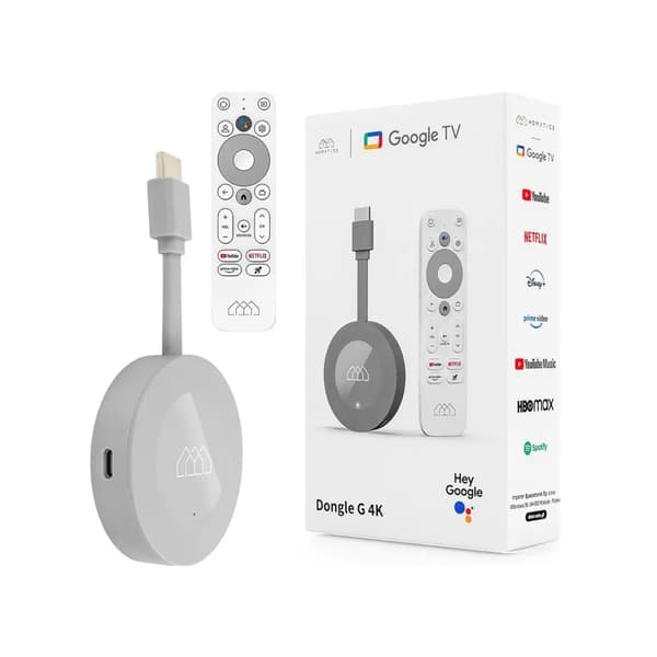 Homatics Dongle G 4K Google TV Chromecast, Google-certifierad