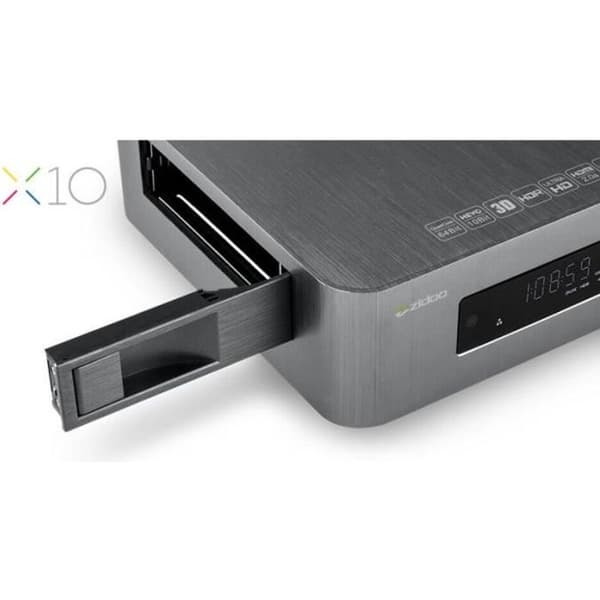 Zidoo X10: 4K HDR mediaspelare med intern 3,5" hårddiskfack