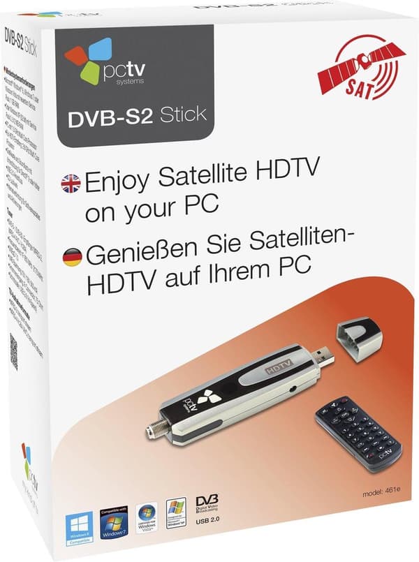 PCTV DVB-S2 Stick 461e - DVB-S2 USB Stick