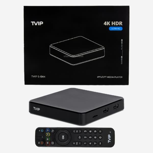 TVIP S-Box v.705 4K Ultra HD IPTV box WiFi 2,4/5 GHz och Android 11 | CDON