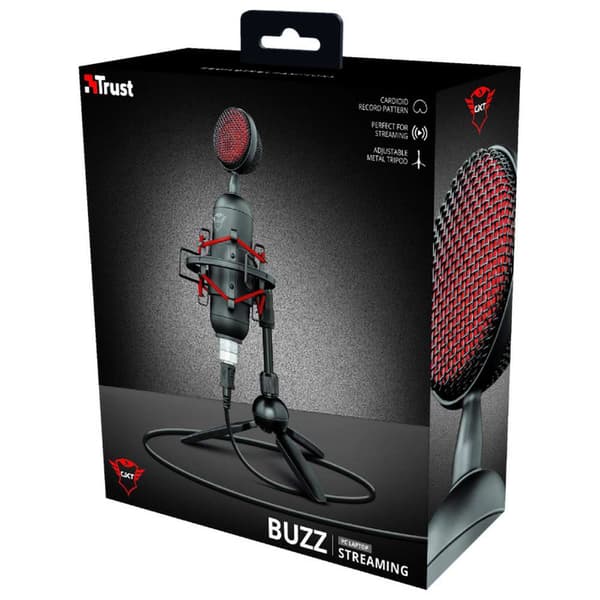 Trust Mikrofon Gxt244 Buzz Svart