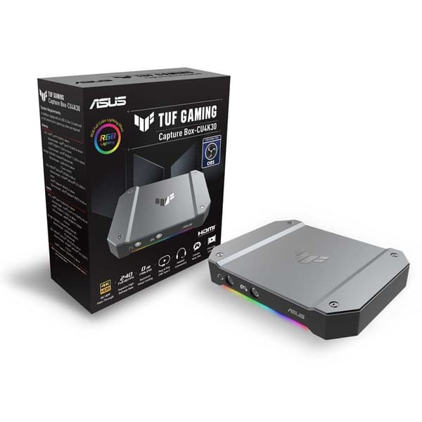 Asus Videokaappaus Tuf Gaming Capture Box-cu4k30 Musta