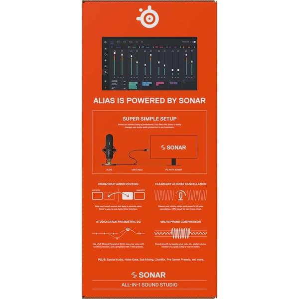 Steelseries Gaming Mic Alias 61601