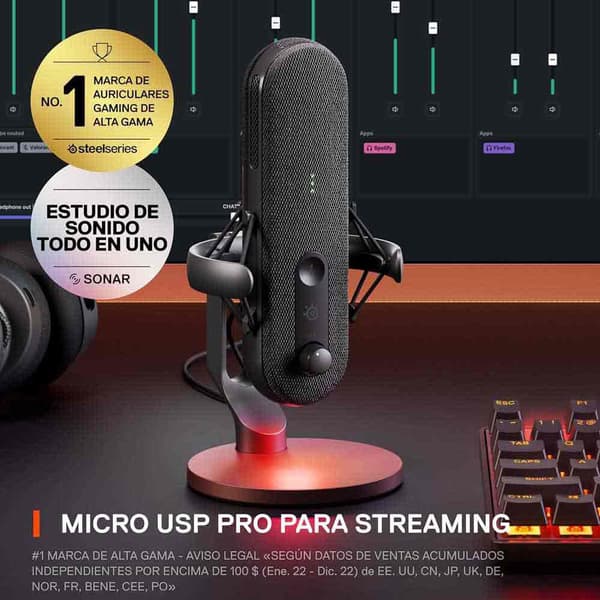 Steelseries Gaming Mic Alias 61601