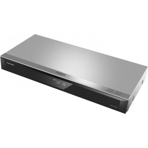 Panasonic DMR-UBC70EGS 4K UHD -skaalaava Blu-ray -soitin ja 500 Gt HD-digiboksi, hopea