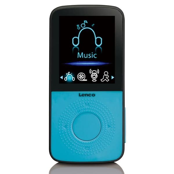 LENCO Podo-153 4 GB Blue Digital Player - MP3-spelare med videoinspelare