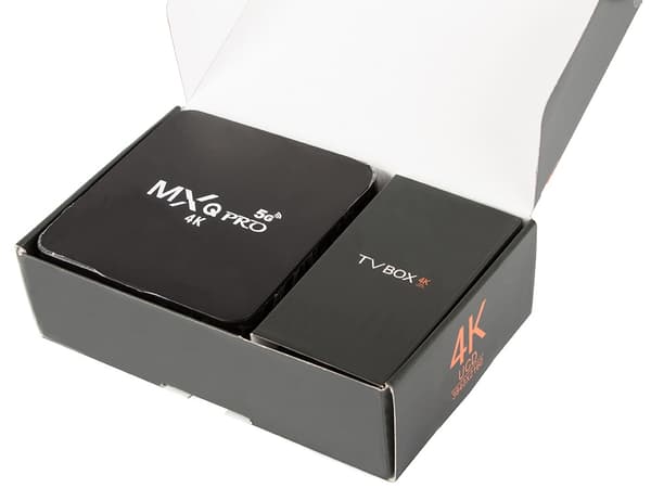 Smart tv box android 4k multimediaspelare