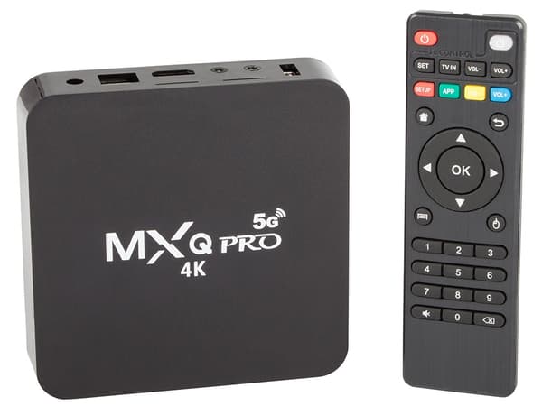 Smart tv box android 4k multimediaspelare